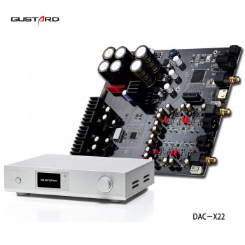 GUSTARD DAC-X22 ES9038PRO I2S XMOS HiFi DAC PCM384K DSD512 DOP Decoder