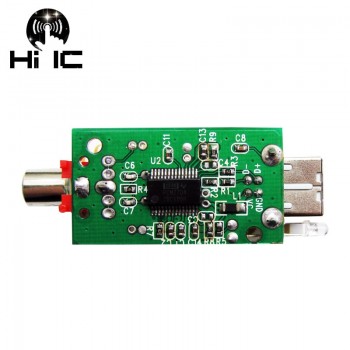 HIFI PCM2704 External Audio Card USB  Card USB to Spdif Digital Signal RCA Output