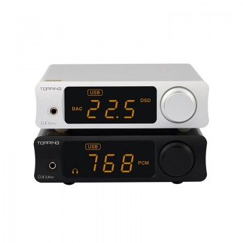 TOPPING DX3 Pro Desktop Bluetooth DAC Amplifier Decoder XMOS XU208 AK4493 OPA1612 Hifi USB DAC Audio Amp DSD512 Optical Coaxial