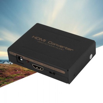 1080P HDMI to HDMI DTS AC3 Audio Separator Extractor Converter Splitter HDCP Decoder US 100-240