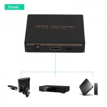 1080P HDMI to HDMI DTS AC3 Audio Separator Extractor Converter Splitter HDCP Decoder US 100-240