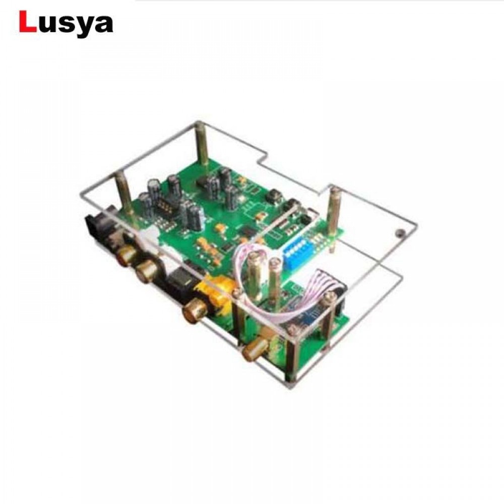 ES9038Q2M usb DAC I2S SPIDF CSR8675 aptx-hd Bluetooth 5.0 dac audio Module Decoder board in case with antenna T0250