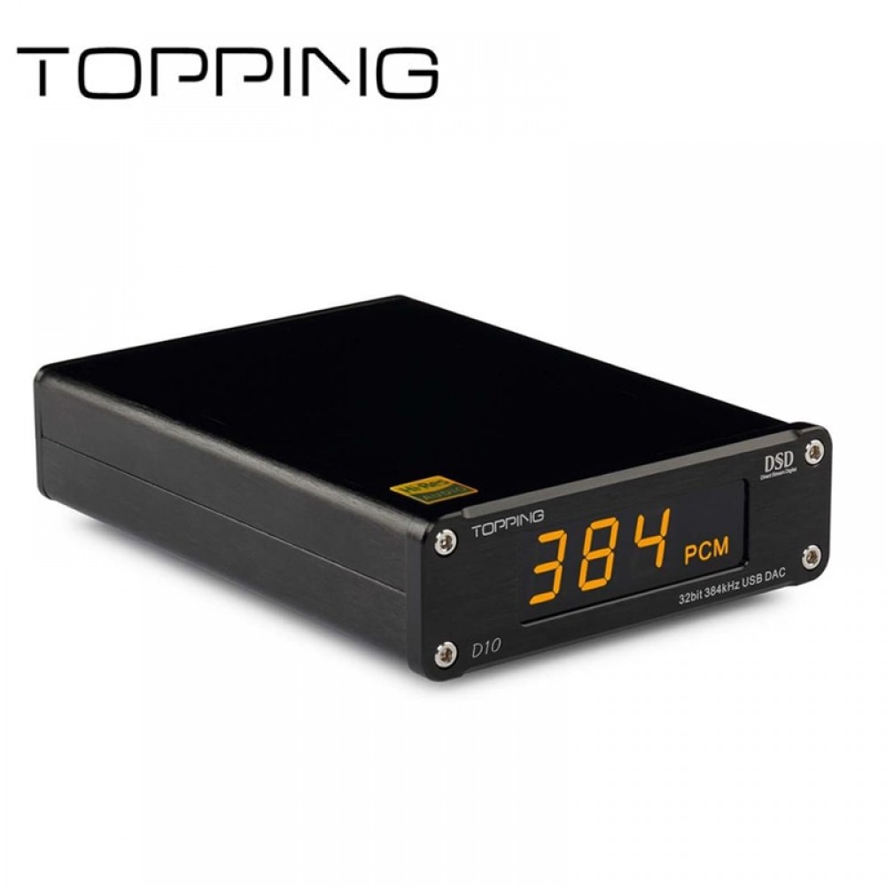 TOPPING D10 DAC Audio Amplifier ES9018KAM USB DAC DSD Amplifiers xmos xu208 Optical Spdif Coaxial input