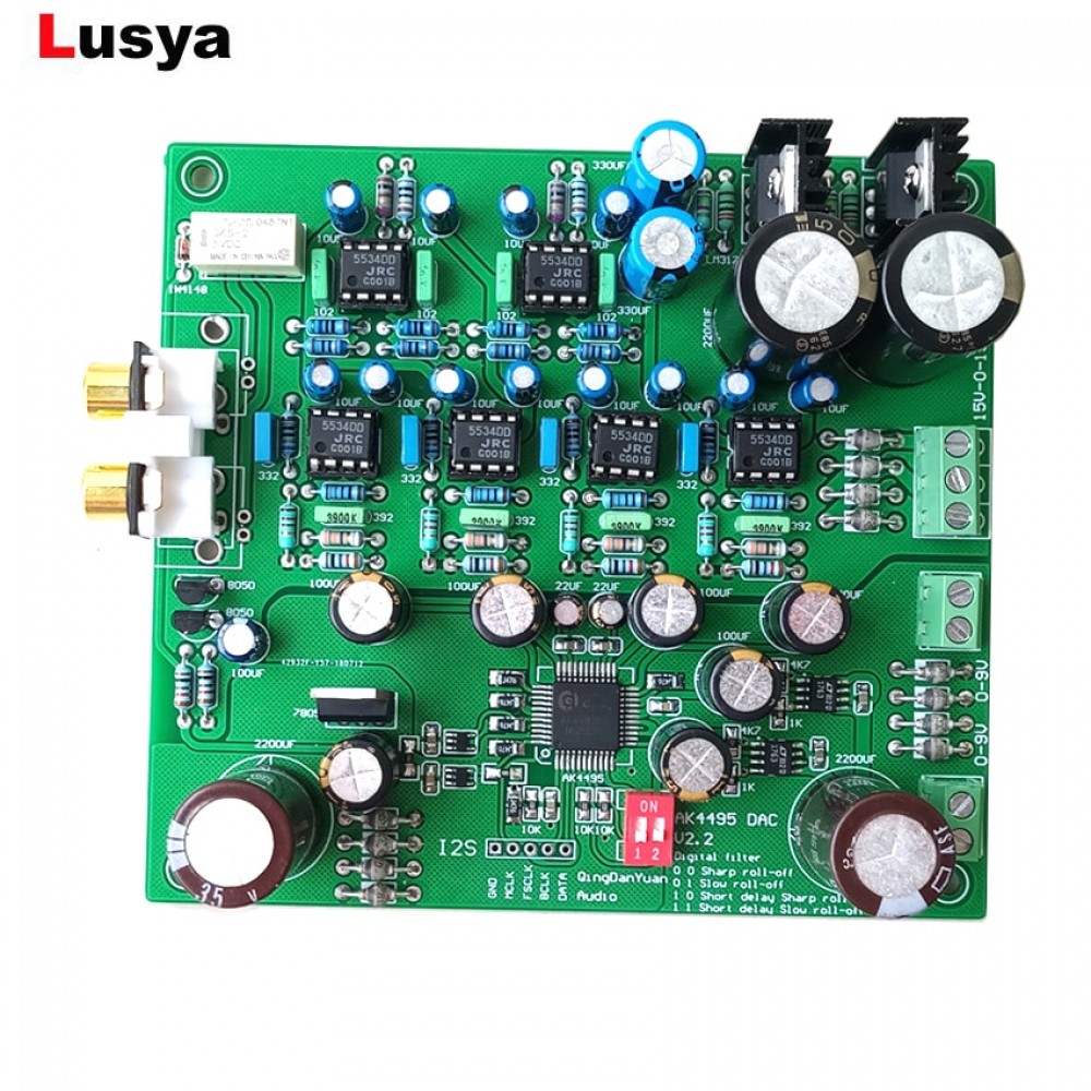 AK4495S AK4495SEQ I2S DAC Audio decoder board support 32BIT 768K  decodificador
