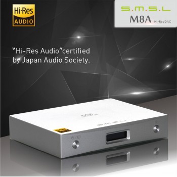 New version SMSL M8A ES9038Q2M 32Bit/768kHz DSD512 DAC USB/Optical/Coaxial/ input XMOS USB Decoder humanized operation