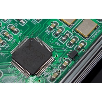 hifi DAC PC decoder of ES9038Q2M and XMOS u208 USB input RCA and 3.5mm out to amplifier DSD PCM dac