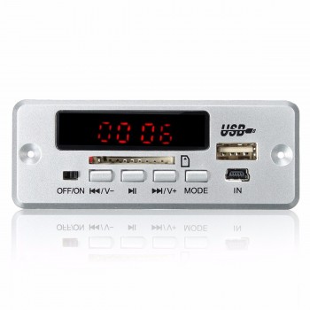 DC 12V/5V Car LED USB AUX FM bluetooth MP3 Decode Board Radio Amplifier Remote Digital to Analog Converter