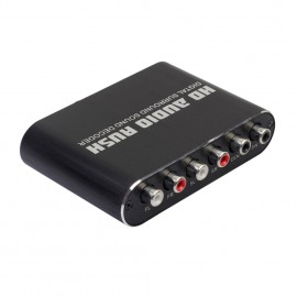 5.1CH Audio Digital to Analog 6 RCA AY42B DTS Dolby Sound Decoder Converter Fine