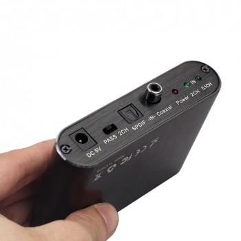 5.1CH Audio Digital to Analog 6 RCA AY42B DTS Dolby Sound Decoder Converter Fine