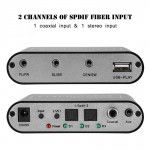 Noise Cancelling DTS Decoder Optical/Coaxial Signal/Analog to 5.1/2.1 Analog DTS Audio Decoder High Interference Immunity