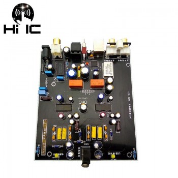 HiFi Digital Audio Decoder TDA1305T DAC Input OTG/USB/Coaxial/Optical Output RCA/ 3.5mm Amplifier DIY Sound Card
