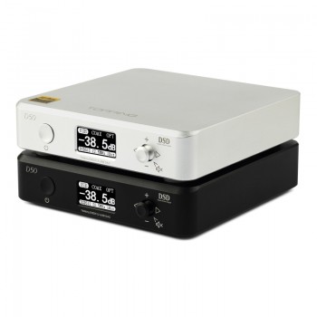 New TOPPING D50 ES9038Q2M *2 32Bit/768Khz DSD512 MINI HIFI AUDIO Decoding USB DAC XMOS XU208 3xOPA1612 USB/OPT/COAX Input