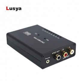 AK4490 DSD1796 USB DAC External Sound Card XMOS XU208 with Headphone AMP Coaxial DOP Natiw DSD HiFi stereo Amp T0034