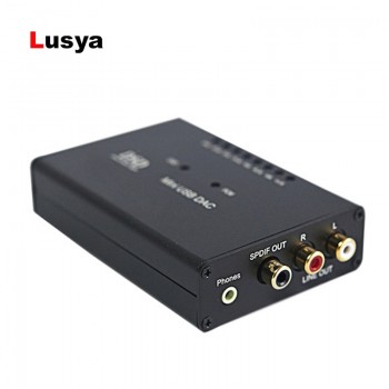 AK4490 DSD1796 USB DAC External Sound Card XMOS XU208 with Headphone AMP Coaxial DOP Natiw DSD HiFi stereo Amp T0034