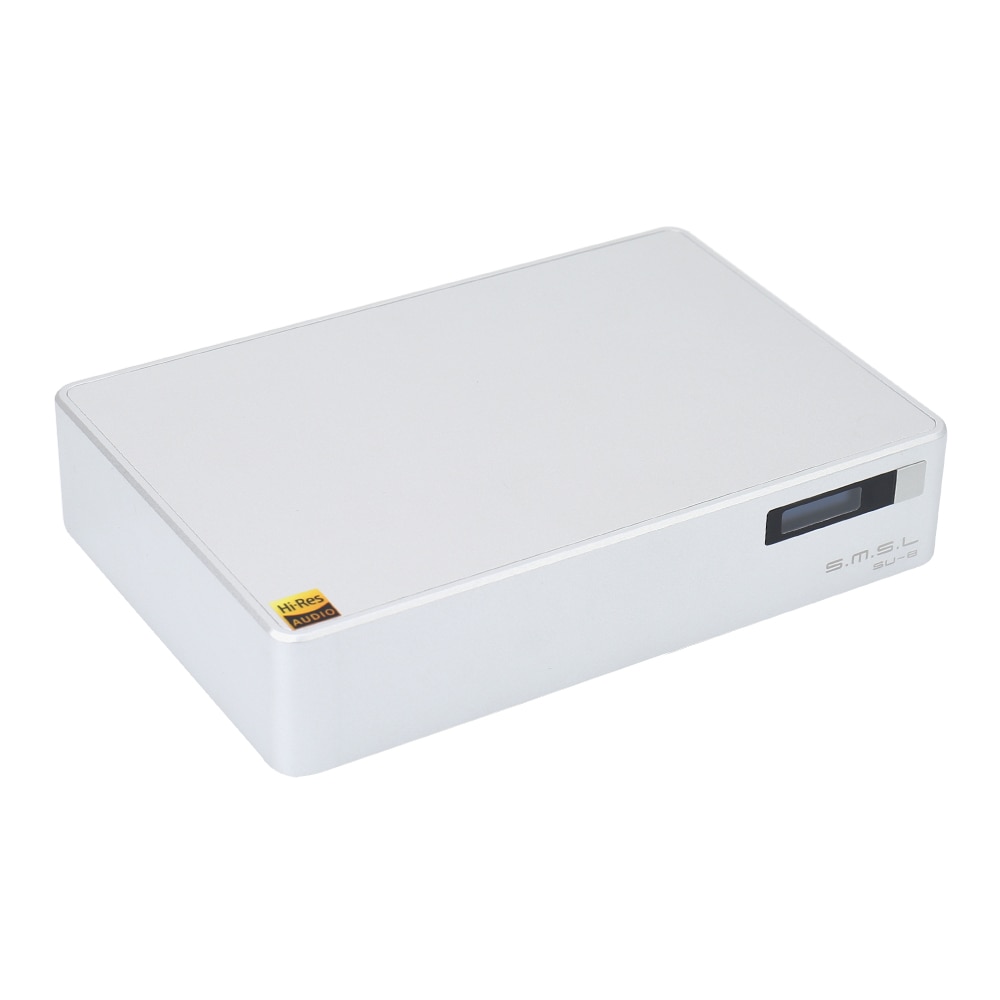 SMSL SU-8 USB DAC ES9038Q2M *2 32bit/768kHz DSD512 DAC USB/Optical/Coaxial input Decoder RCA/XLR output come with remote control