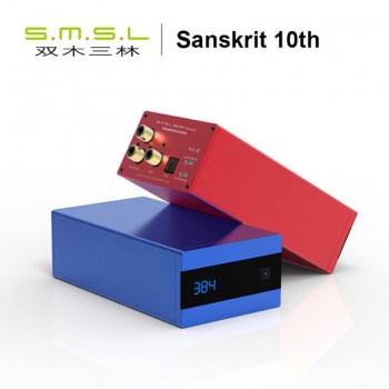 DAC SMSL SK10 Sanskrit 10th USB / Fiber / Coax / OTG Hifi Digital Decoder AK4490 PCM384 DSD256 Pre-out Accelerometer Support OTG