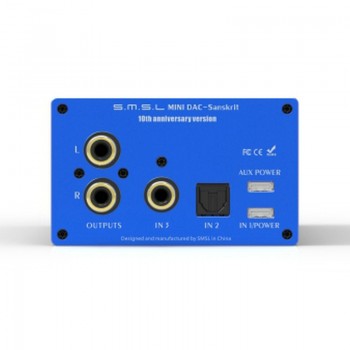DAC SMSL SK10 Sanskrit 10th USB / Fiber / Coax / OTG Hifi Digital Decoder AK4490 PCM384 DSD256 Pre-out Accelerometer Support OTG