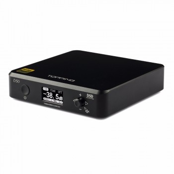 TOPPING D50 MiNi Digital-to-Analog Converter HiFi AUDIO Decoding ES9038Q2M *2 USB DAC XMOS XU208 DSD512 32Bit / 768Khz OPA1612