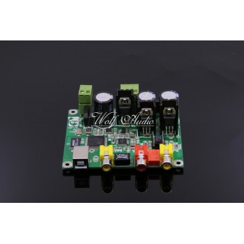 LJM Audio Assembly 32BIT384K USB DAC Decode Board CM6631A+AKM4490 DAC 32\384K