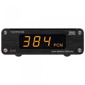 Topping D10 ES9018K2M PCM384 amp; DSD256 USB DAC XMOS XU208 OPA2134 Line out Optical and Coaxial output
