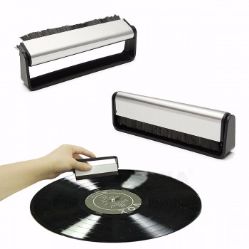 LEORY Vinyl Record Cleaning Kits Carbon Fiber Scrubbing Clean Brush Turntable Handle Cleaning Brush For LP Phonograph Records