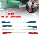 4Pcs 50mm 5N Pure Sliver Leads Header Wire Cable  Universal For 1.2-1.3mm Pins Turntable Phono Headshell