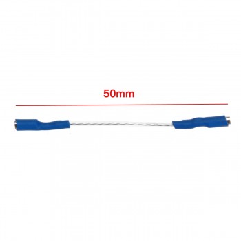 4Pcs 50mm 5N Pure Sliver Leads Header Wire Cable  Universal For 1.2-1.3mm Pins Turntable Phono Headshell
