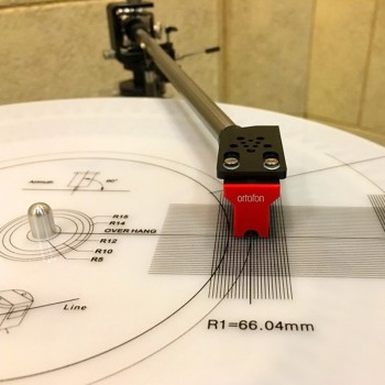 Professional LP Vinyl Pickup Calibration / Distance Gauge Protractor Adjustment Tool Adjustment Ruler Turntable Accessories