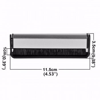 LEORY Vinyl Records Handle Carbon Fiber DuPont Brush Cleaning Scrubbing Brush For Turntable LP Phonograph Records Longplay