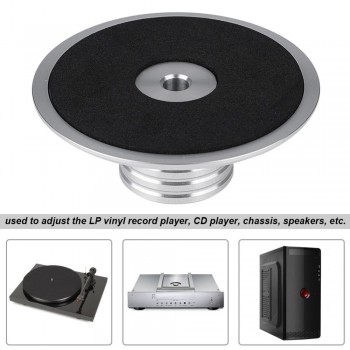 NEW Black Record Weight Clamp LP Vinyl Turntables Metal Disc Stabilizer