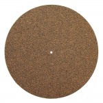 Cork amp; Rubber Turntable Platter Mat LP Slip Mat Audiophile 3mm Anti-Static Slipmat for LP Vinyl Record