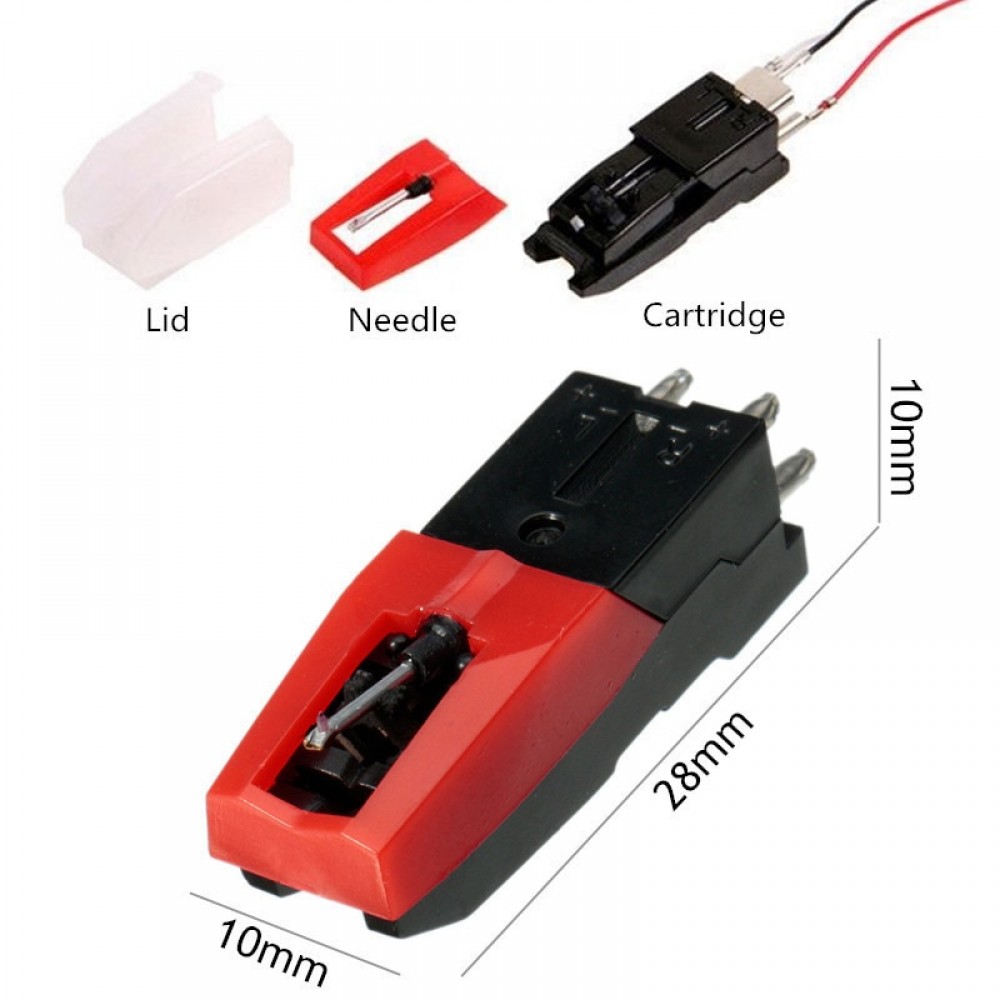 LEORY 1PCS Gramophone Record Magnetic Cartridge Stylus With LP Vinyl Needle Accessories For Phonograph Turntable Stylus New One