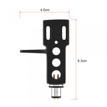 Universal LP Turntable Phono Headshell Mount Replacement with Lead Wires