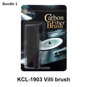 LEORY Vinyl Records Cleaning DuPont Scrubbing Brush OR Villi Brush Kits For LP Phonograph Turntable Record Longplay Cleaning Kit