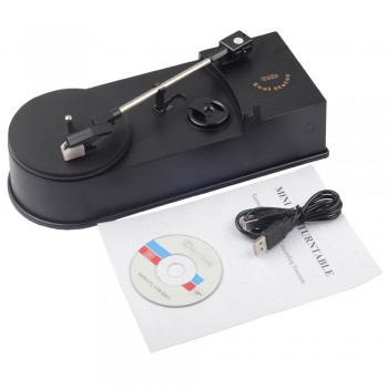 Portable Mini Usb 2.0 Turntable Lp Record Audio Player Mp3 Cd Players Convertor Stereo