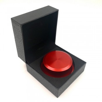 Record Weight Turntable Vinyl Clamp LP Disc Stabilizer in Red Finish