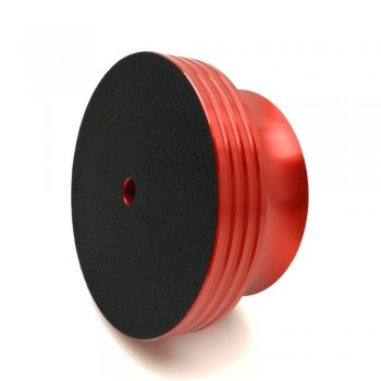Record Weight Turntable Vinyl Clamp LP Disc Stabilizer in Red Finish