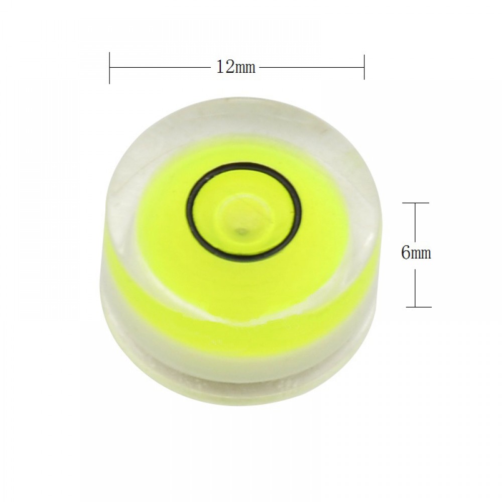 LEORY New 4pcs 12mm*6mm LP Vinyl Record Turntable Bubble Degree Tonearms Set-up Spirit Level