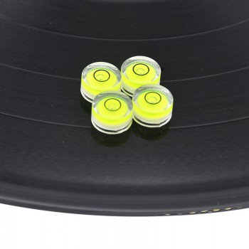 LEORY New 4pcs 12mm*6mm LP Vinyl Record Turntable Bubble Degree Tonearms Set-up Spirit Level
