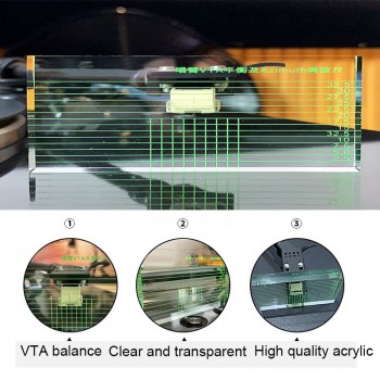LP Azimuth Vinyl Records Ruler Level VTA balance of the Singing Arm High Quality Acrylic Azimuth Ruler