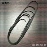 LEORY 1pcs Replaceable Turntable Belt Rubber Flat  High End Long Player Phonograph Belt For LP Replace Plattenspieler Belt