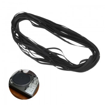 Diameter 206*5*0.6mm Turntable Belt, long player phonograph for LP player, replace part 5pcs/lot