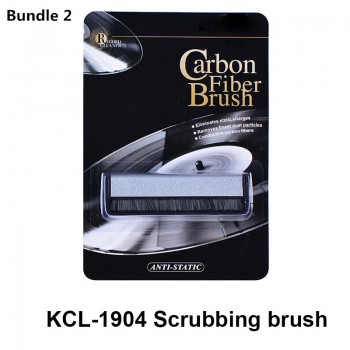 LEORY 1 PCS LP Vinyl Record Cleaning Kit Turntable Scrubbing Brush OR Villi Brush For LP Phonograph Turntables Cleaning Kits