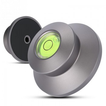 50Hz Alloy Bubble Level Turntable Record Stabilizer Clamp LP-190 LP Record Disc Stabilizer Weight For LP Vinyl Record Player