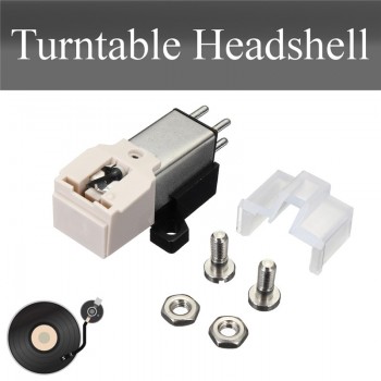 Metal Turntable Cartridge With Stylus Needles + Installation Kit Fits MM/LP Turntable Stylus for Technica 3600L/Universally