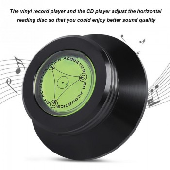 NEW Portable Black Disc Stabilizer Record Weight Clamp for LP Vinyl Turntables Aluminum Material Disc Stabilizer 2018 new style