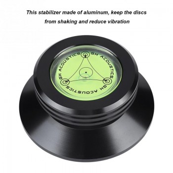 NEW Portable Black Disc Stabilizer Record Weight Clamp for LP Vinyl Turntables Aluminum Material Disc Stabilizer 2018 new style