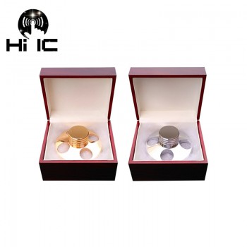 LP Vinyl Turntables Metal Disc Stabilizer Record Weight/Clamp Vinyl Record Turntable Vibration Balanced Gold and Silver