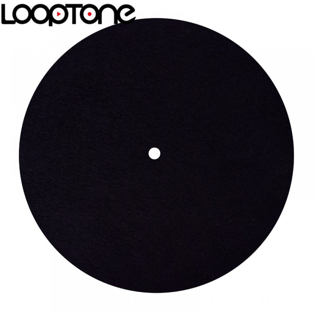 LoopTone Anti-static Felt Mat for Turntable Designed for Clear and Live Sound Quality Universal to all LP Vinyl Record Players
