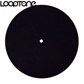 LoopTone Anti-static Felt Mat for Turntable Designed for Clear and Live Sound Quality Universal to all LP Vinyl Record Players